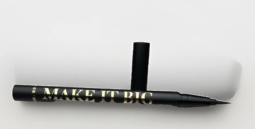 Lot of 2-Morphe Make It Big Liquid Eyeliners Brush Tip Bold Black 0.019 fl oz - Picture 2 of 5